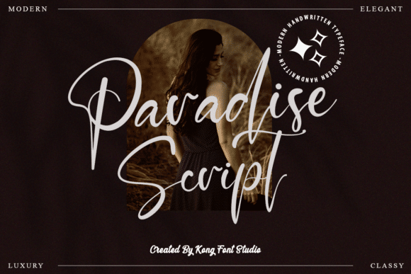 Paradise Script Font font preview