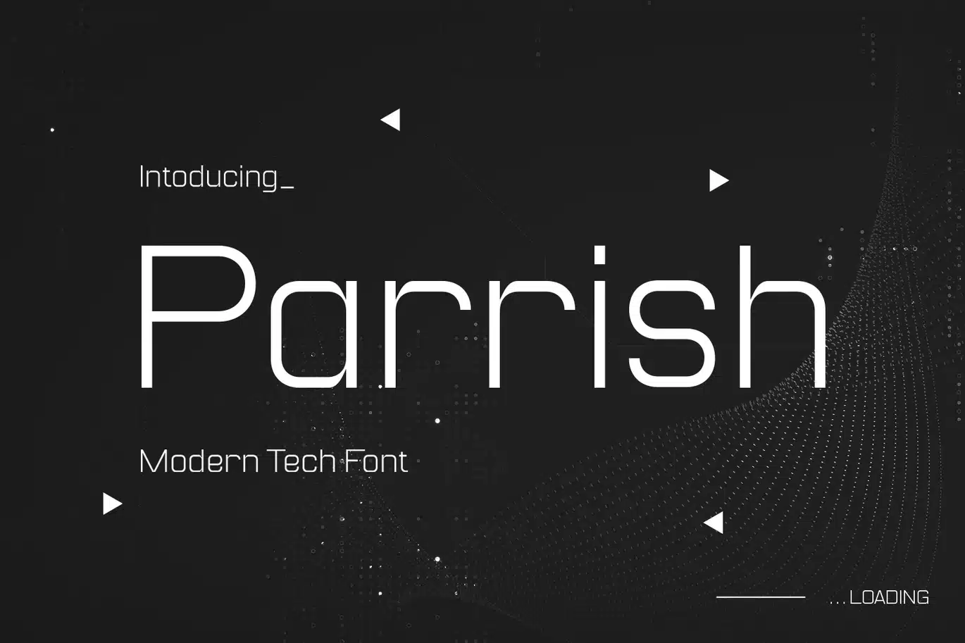 Parrish – Modern Font font preview