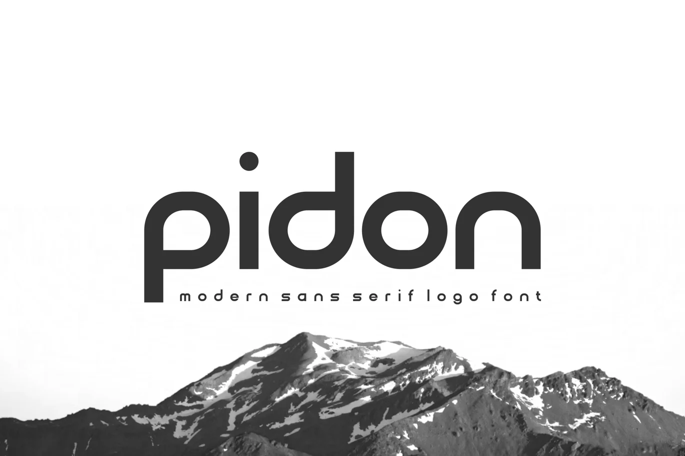 Pidon – Modern Logo Font font preview