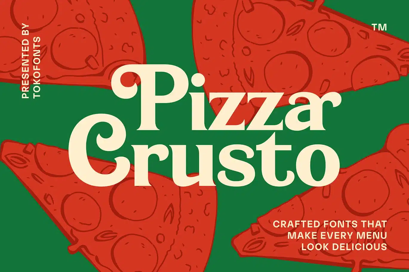 Pizzar Crusto – Food Font font preview