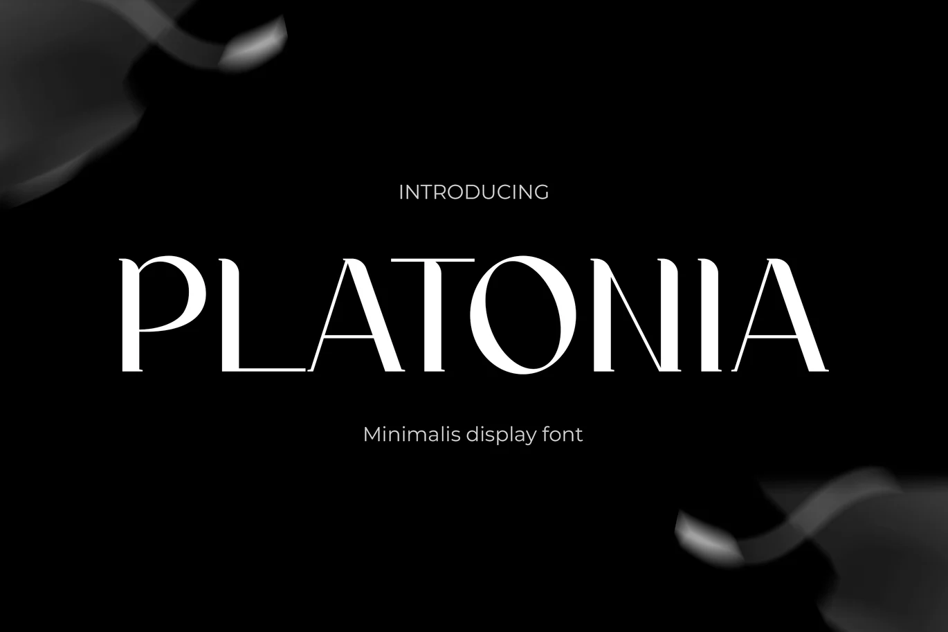 Platonia – A Modern Twist on Classic Retro Font font preview