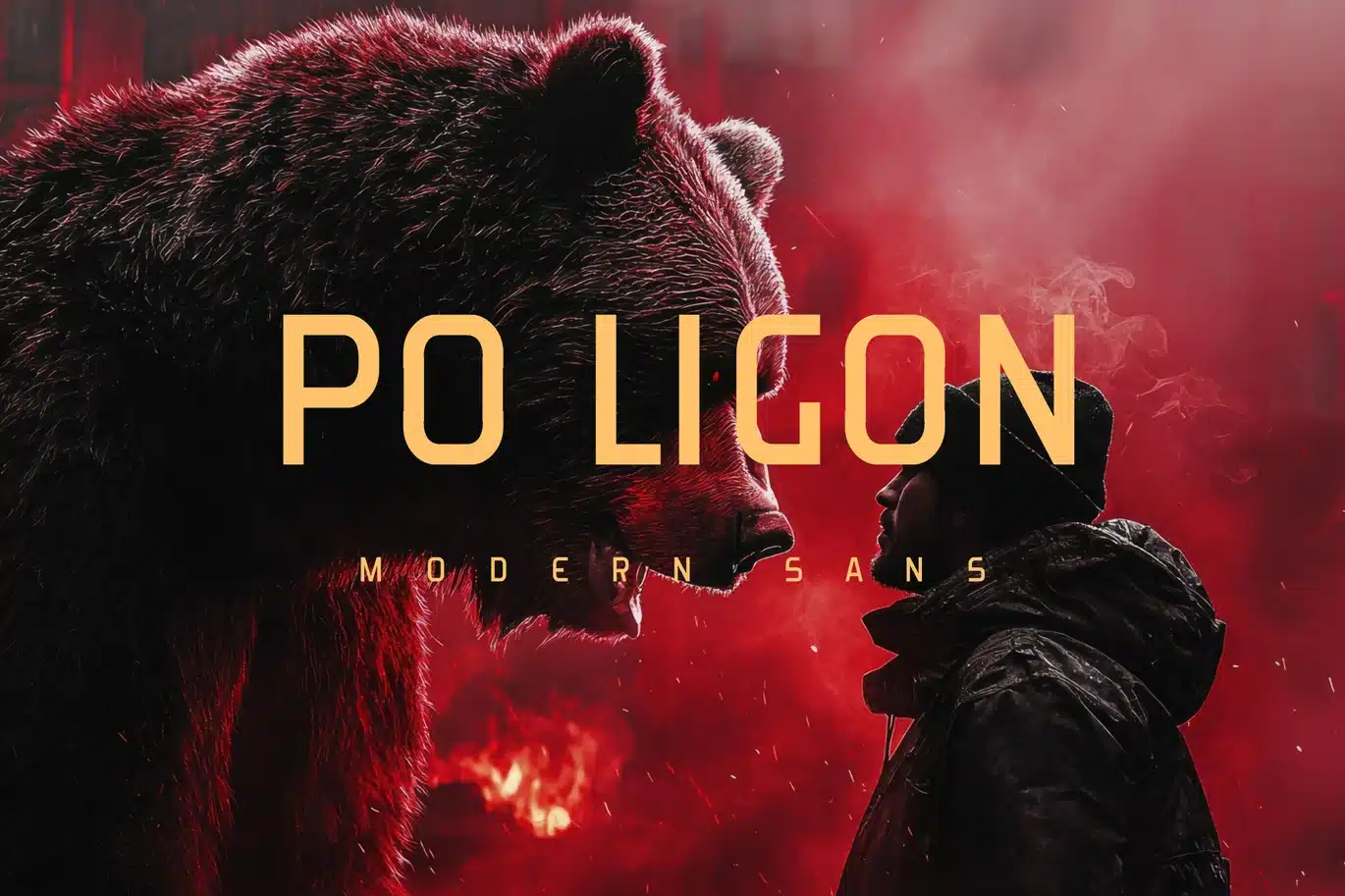 Po Ligon Font font preview