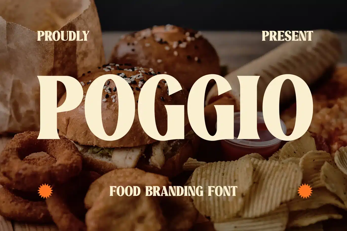 Poggio – Vintage Food Branding Font font preview
