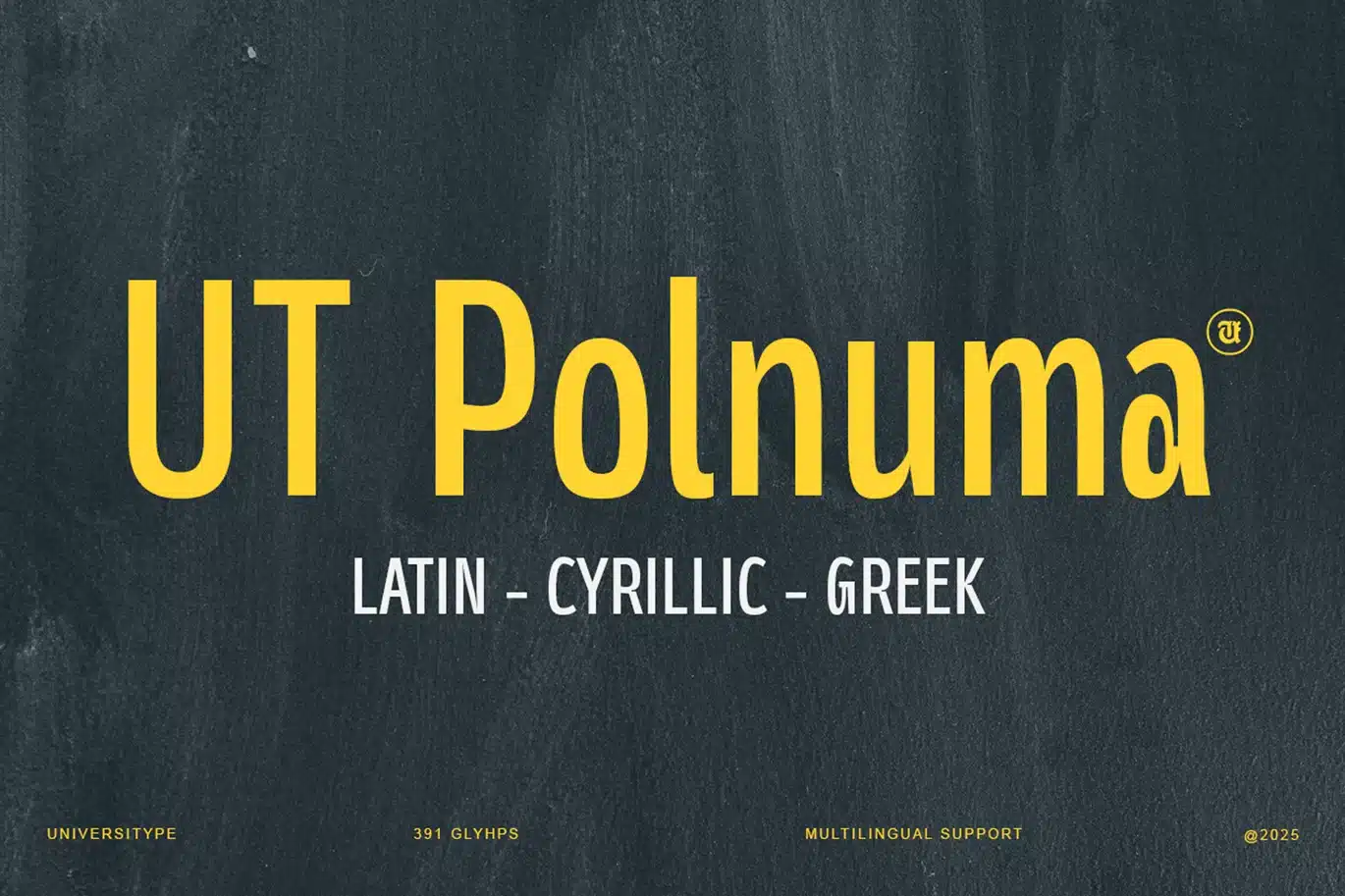 Polnuma – A Modern Sans Serif Font font preview