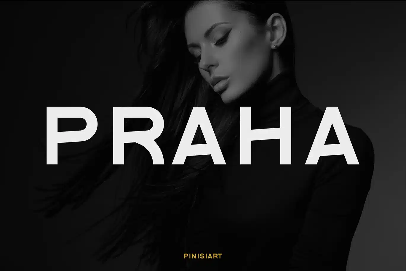 Praha – Modern Font font preview
