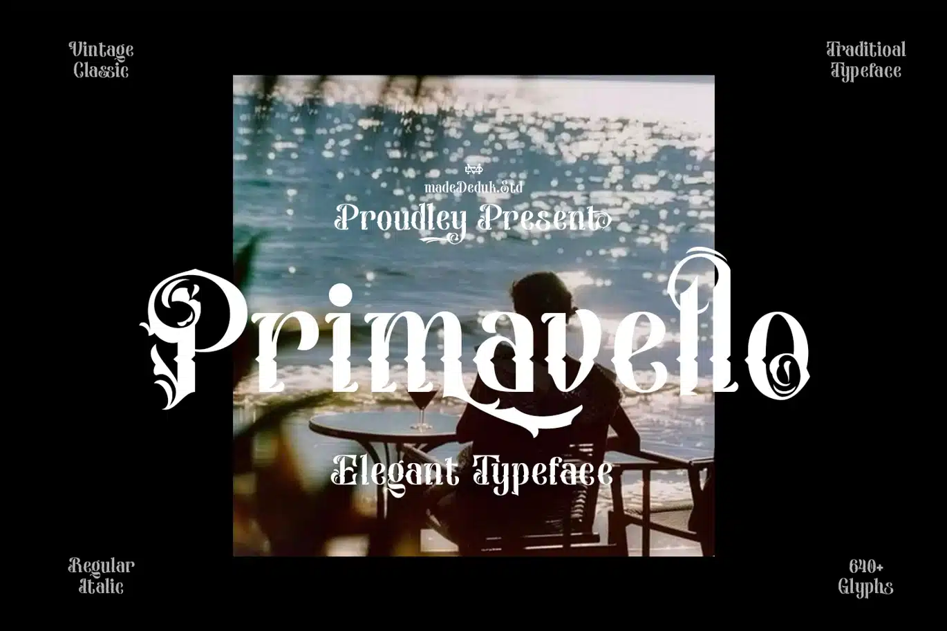 Primavello Font font preview