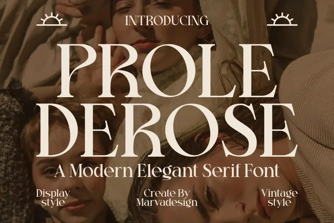 Prole Derose – A Modern Elegant Serif Font font preview