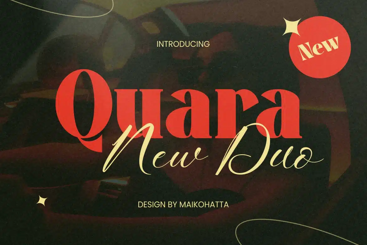 Quara – Font Duo Typeface font preview
