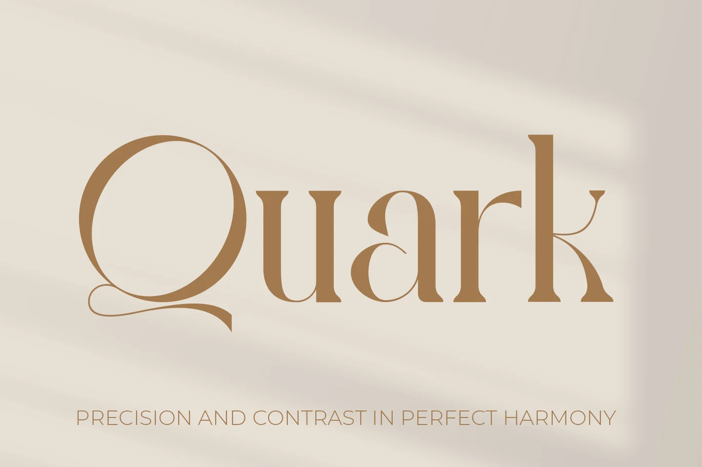 Quark – Stencil Serif Font font preview