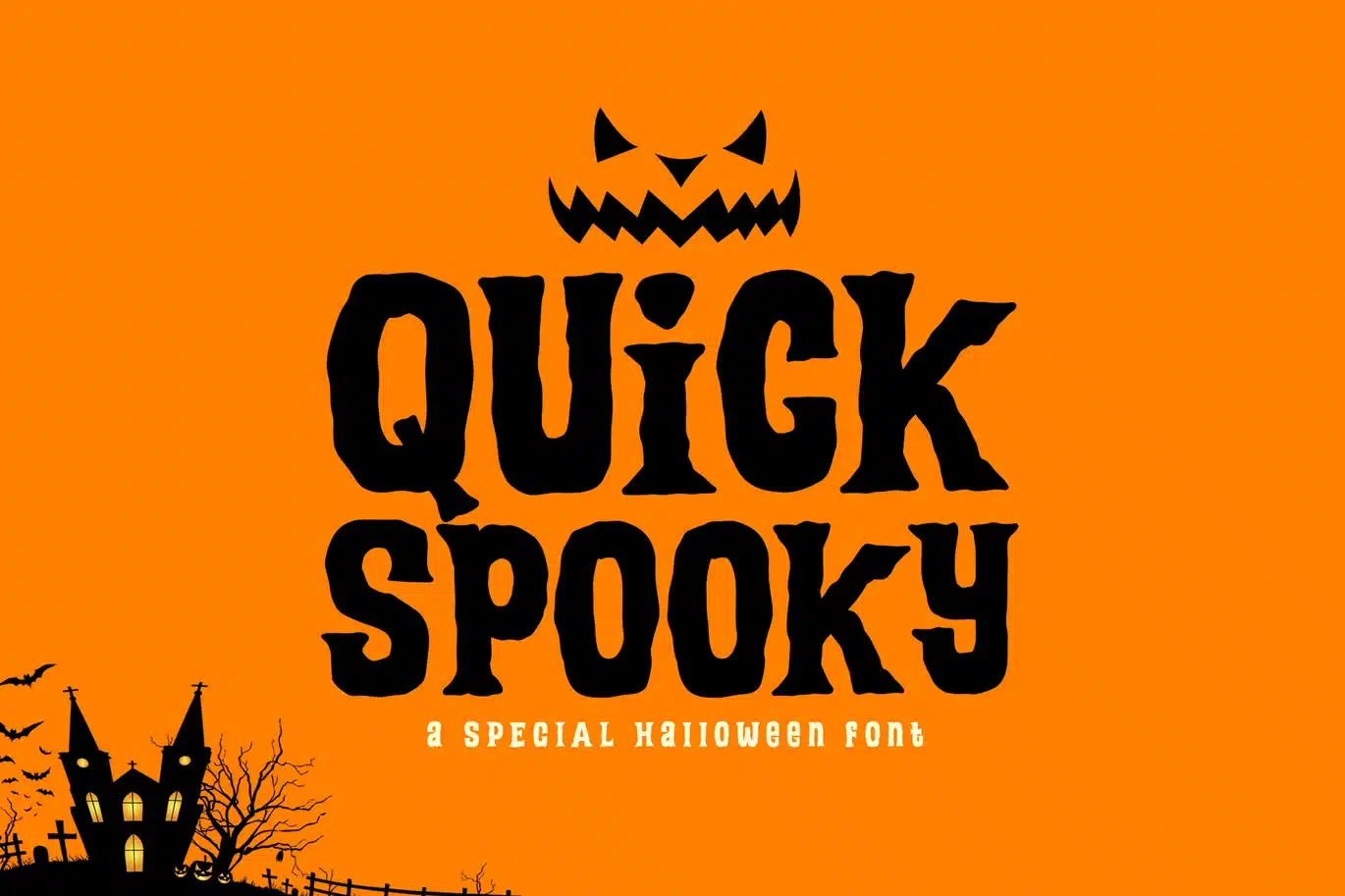 Quick Spooky Font font preview