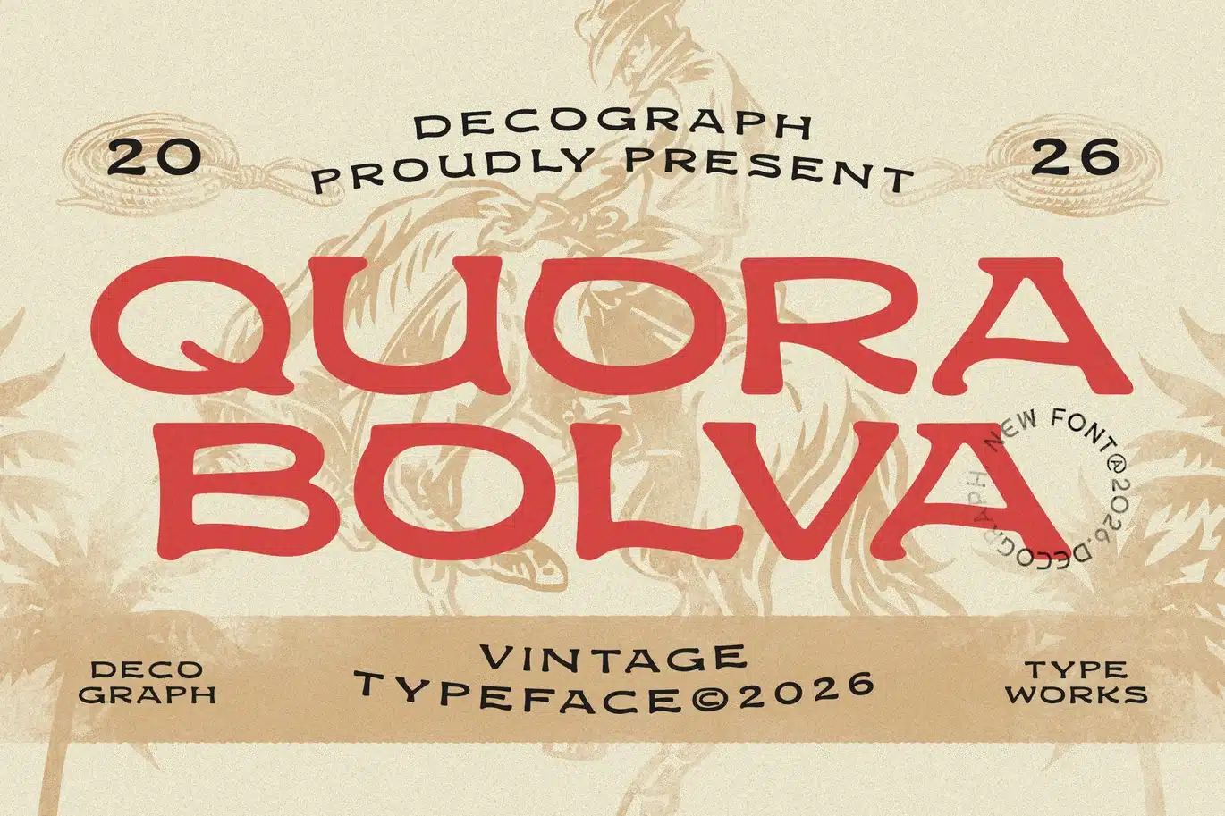 Quora Bolva – Vintage Retro Serif Display Font font preview