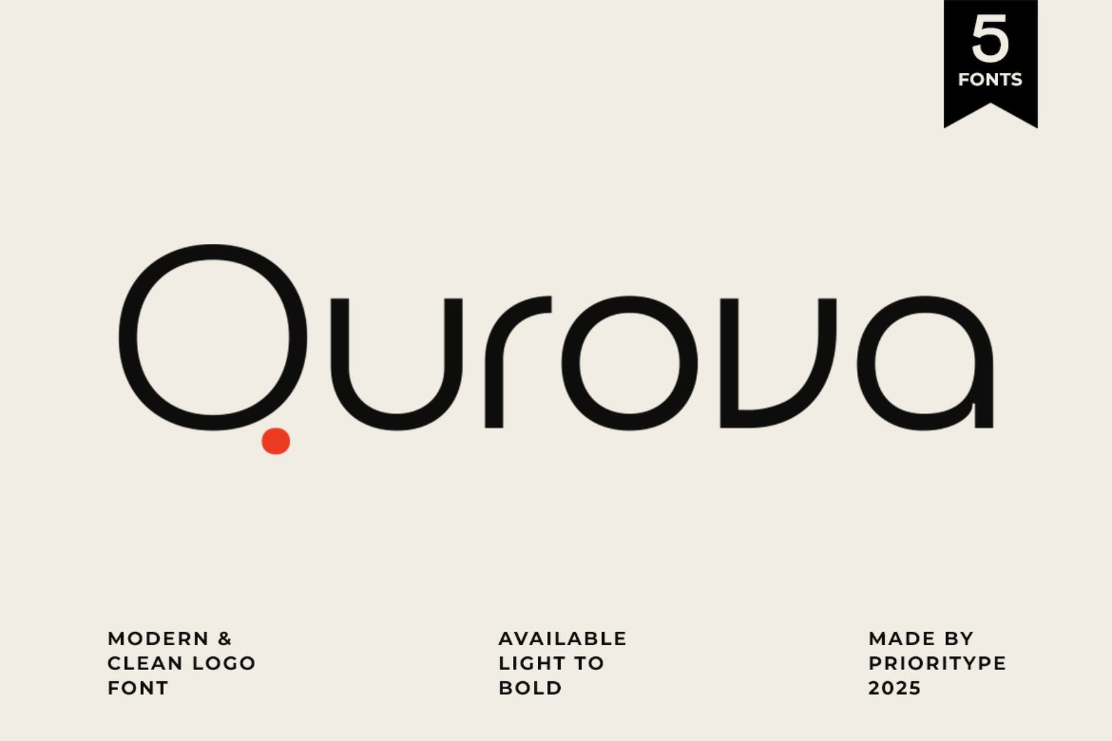 Qurova – Modern Elegant Logo Font font preview
