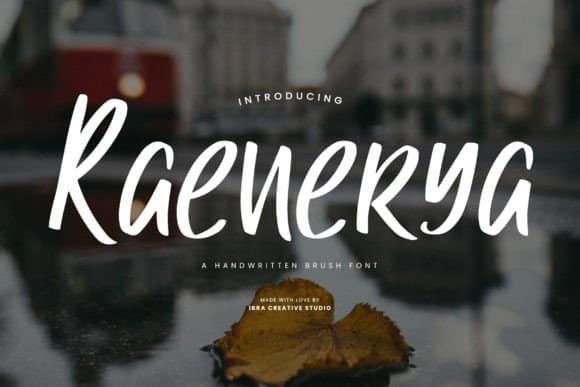 Raenerya Font Font font preview