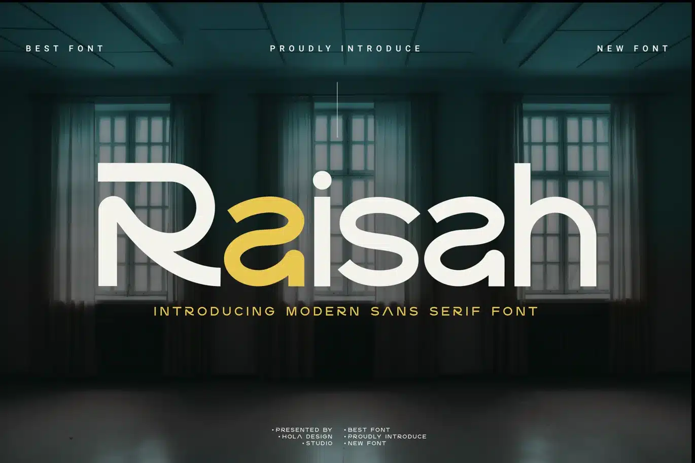 Raisah Font font preview