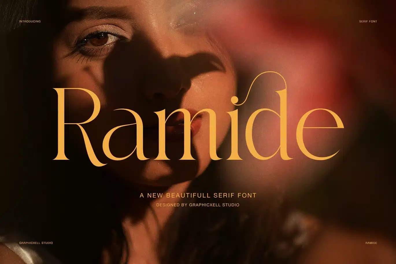 Ramide Elegant Serif Font font preview