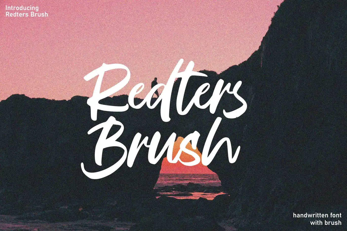 Redters Brush Font font preview