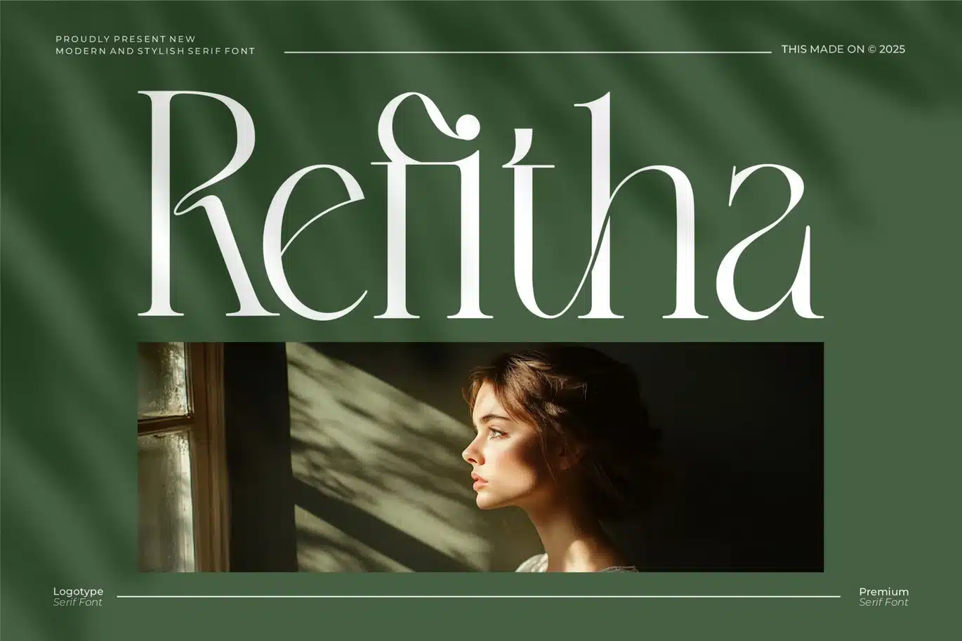 Refitha || Modern Classy Serif Font font preview