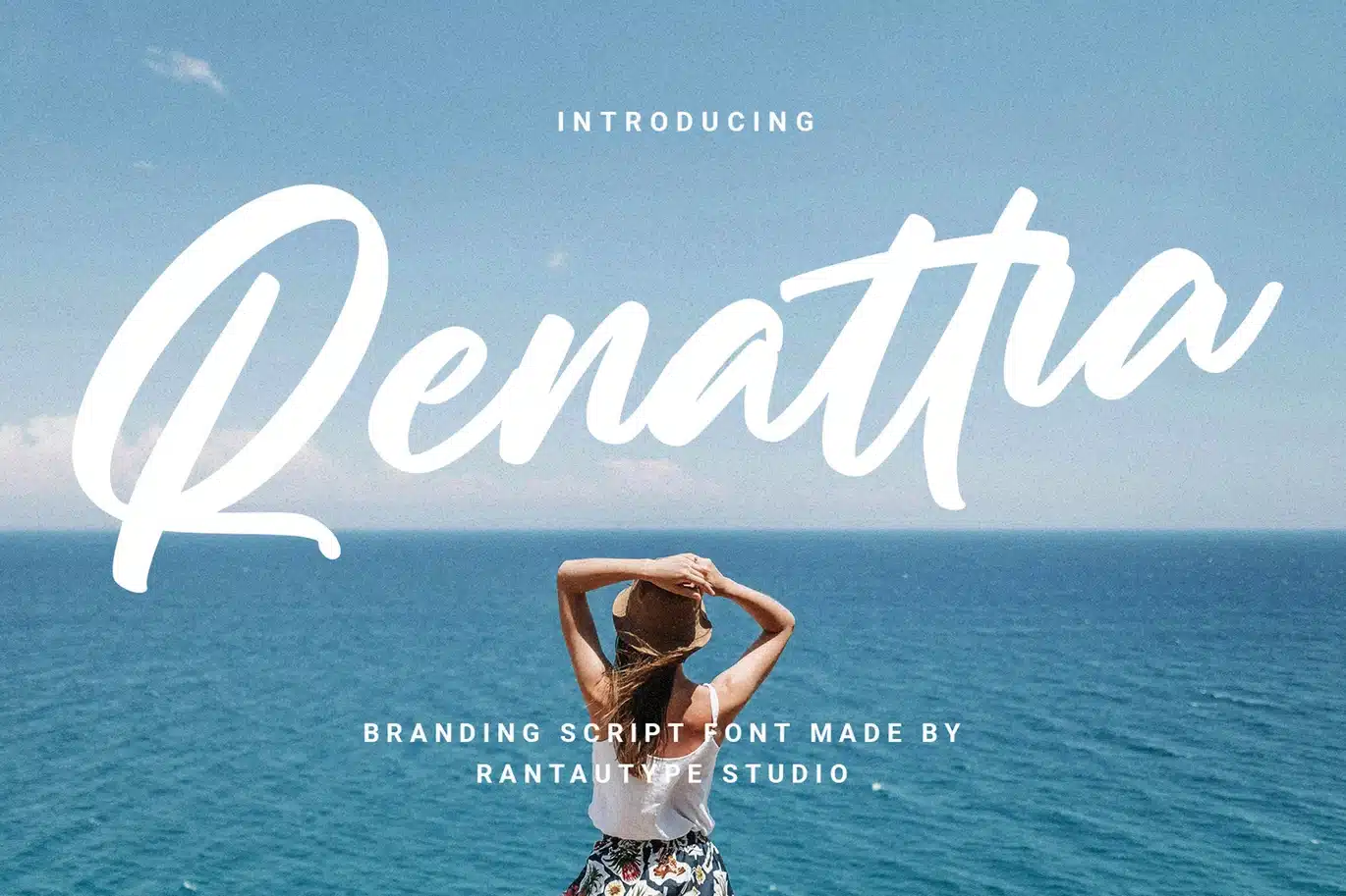 Renattia Branding Script Font font preview