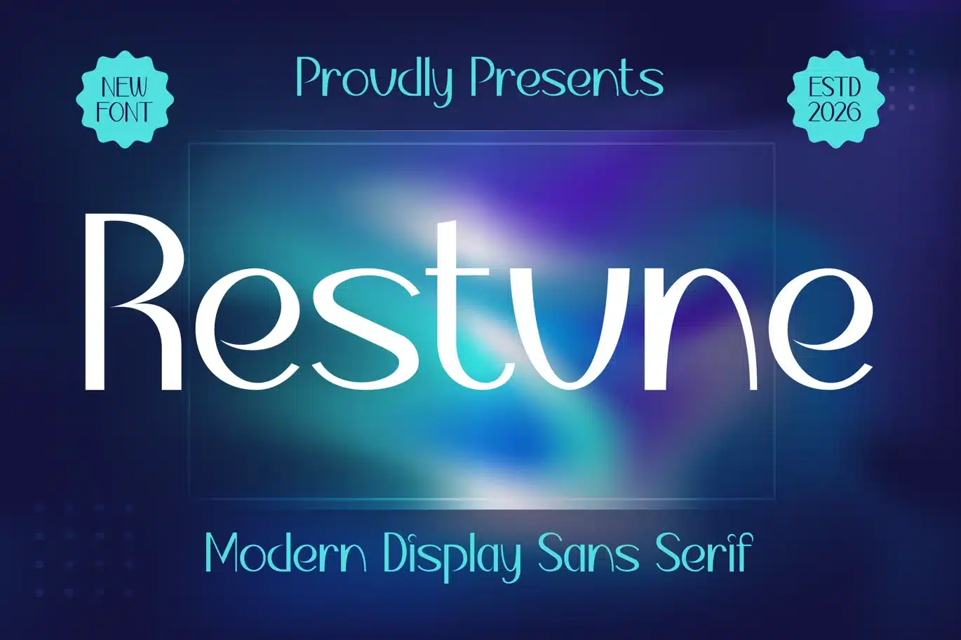 Restune – Modern Display Sans-Serif Font font preview