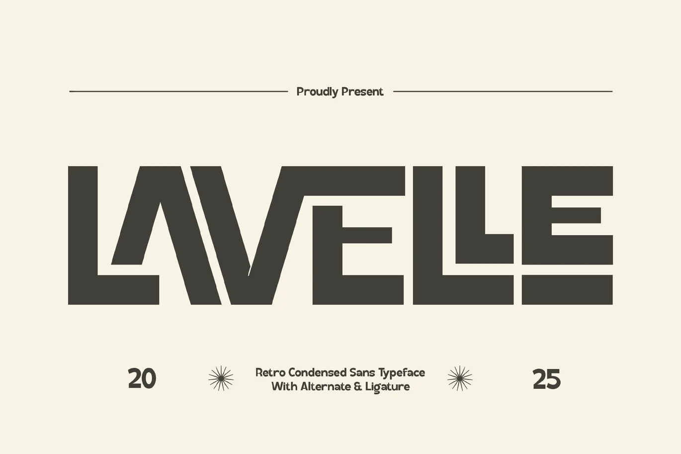 Retro Condensed Sans Font – Lavelle font preview