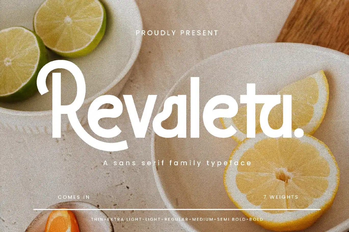 Revaleta – Sans Serif Font Family font preview