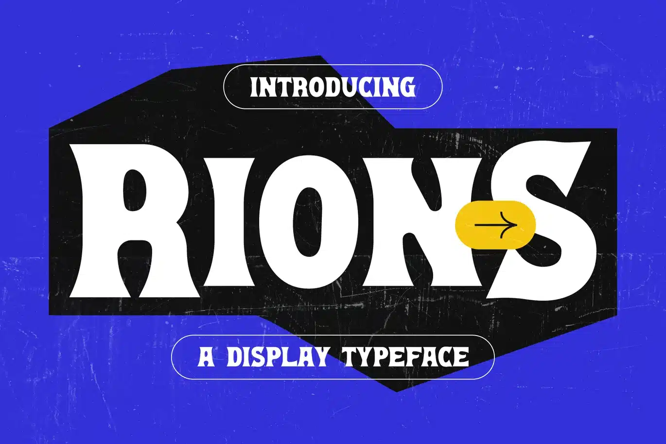 Rions Bold Display Typeface – ZD Font font preview