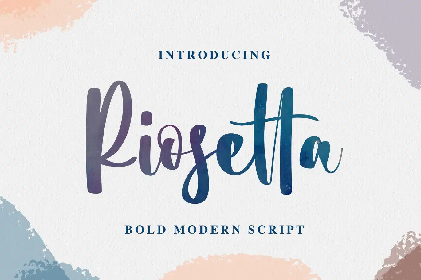Riosetta – Bold Modern Script Font font preview