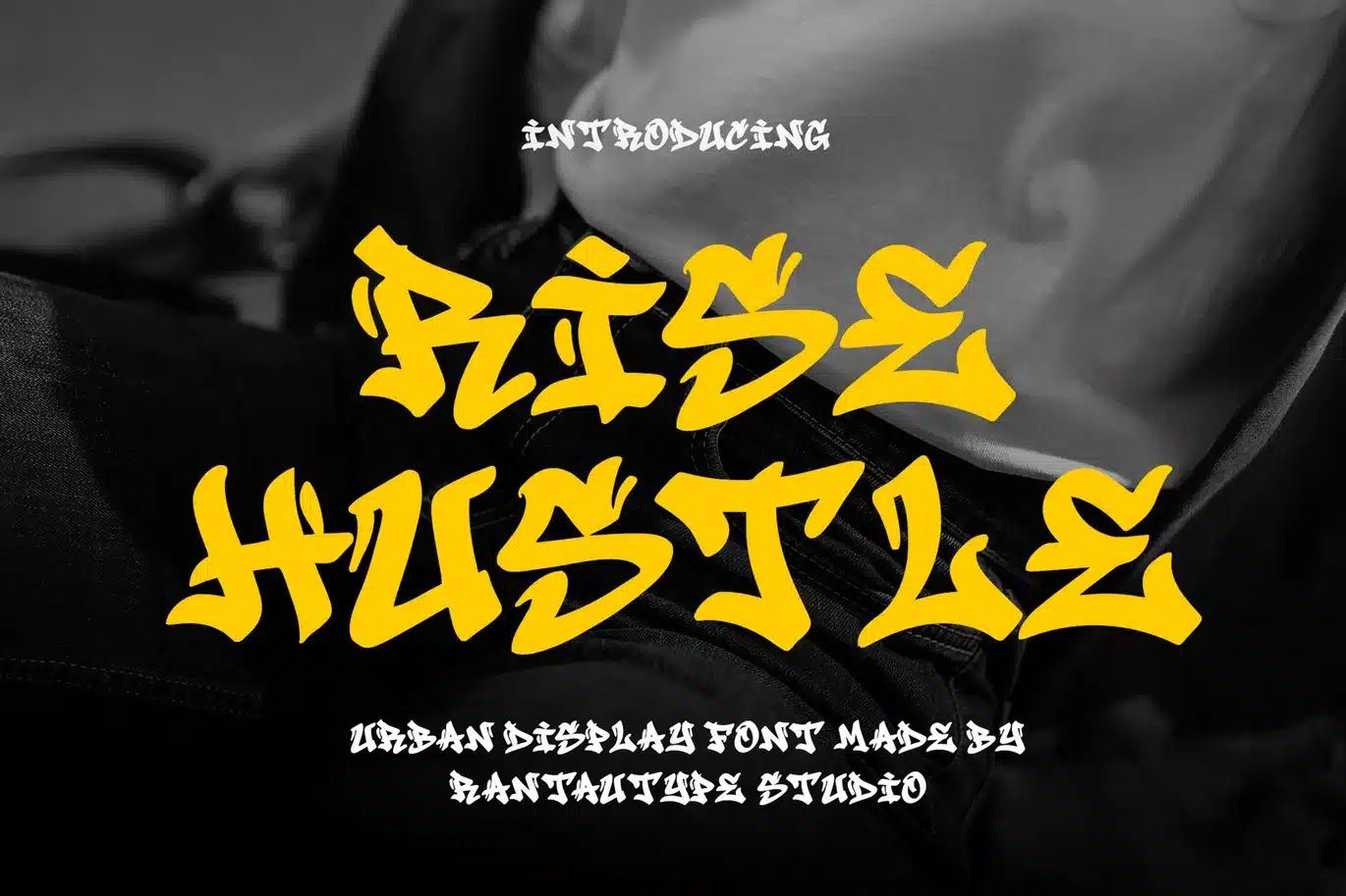 Rise Hustle Urban Display Font font preview