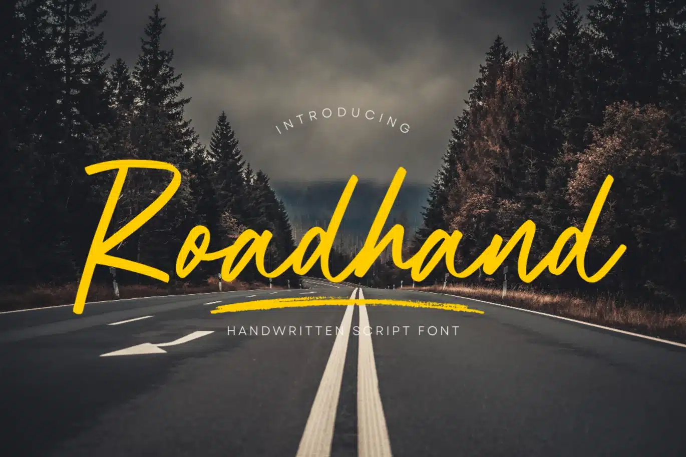 Roadhand – Script Logo Font font preview