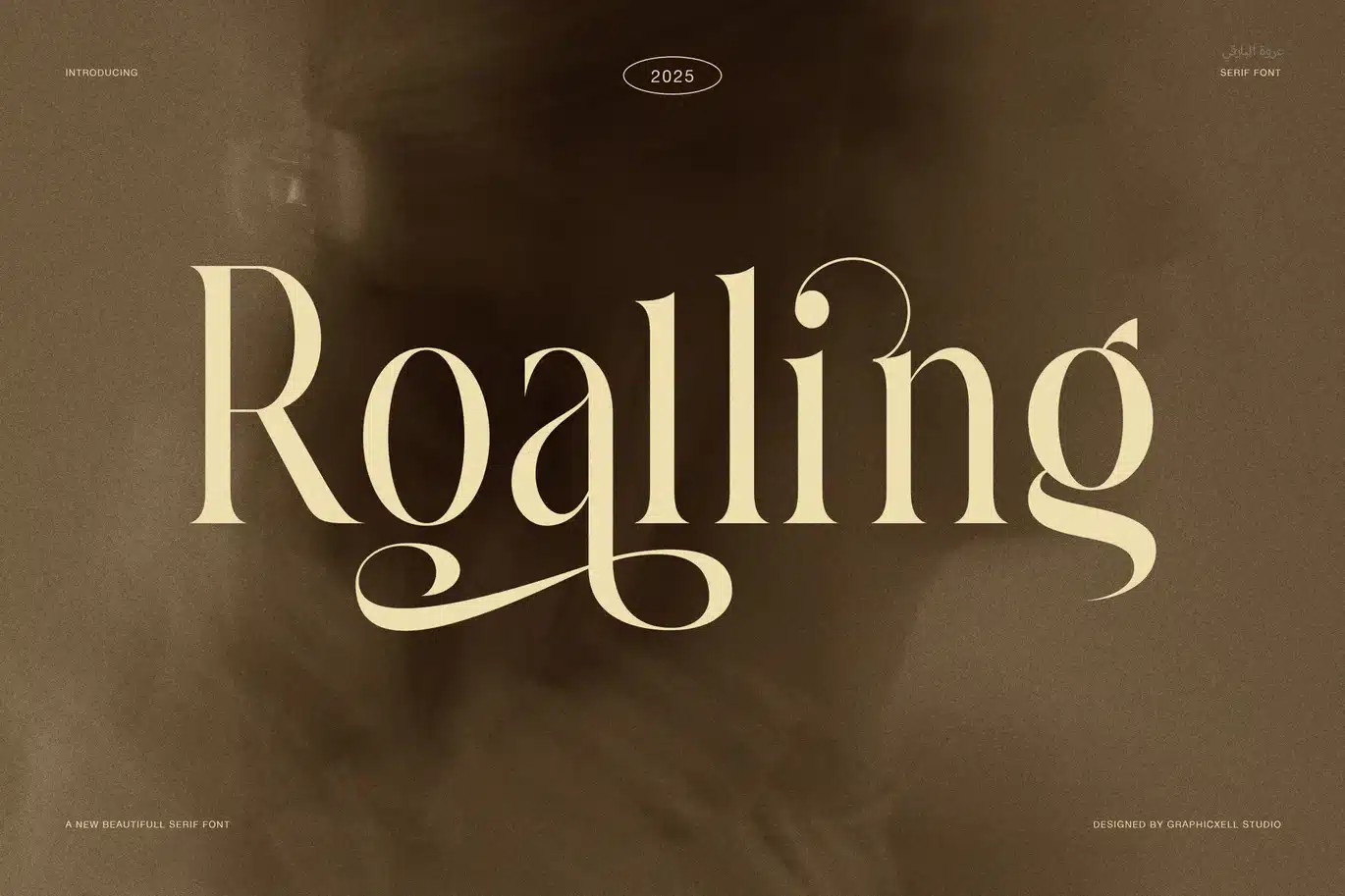 Roalling Elegant Serif Font font preview