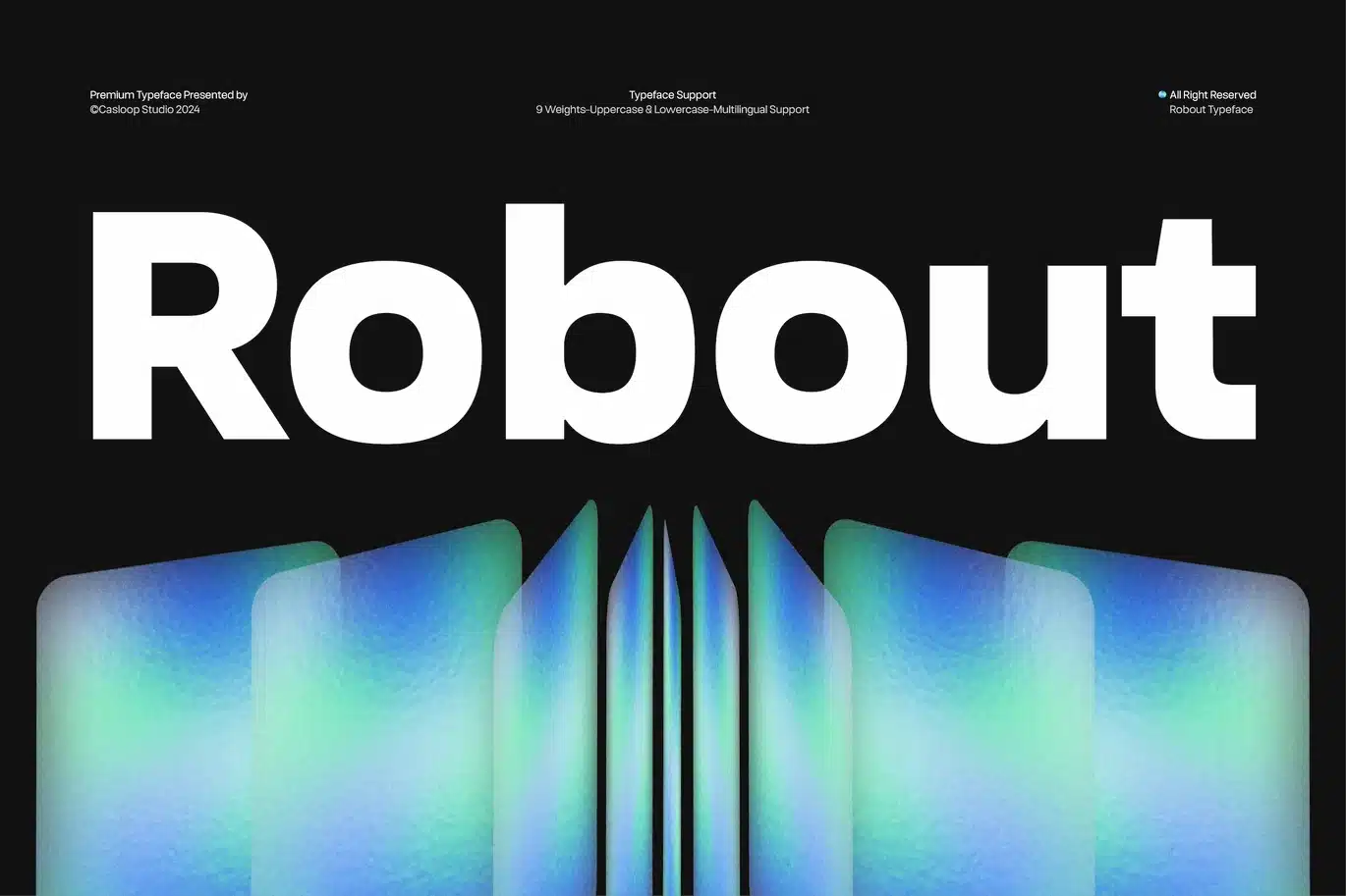 Robout – Soft Robot Estate Branding Geometric Font font preview