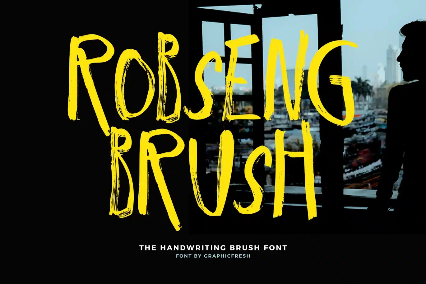 Robseng – The Handwriting Brush Font font preview