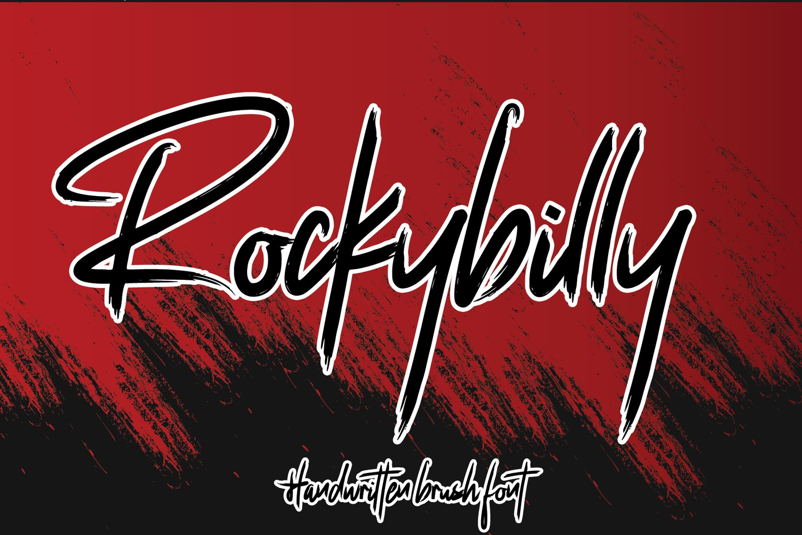 Rockybilly Font font preview