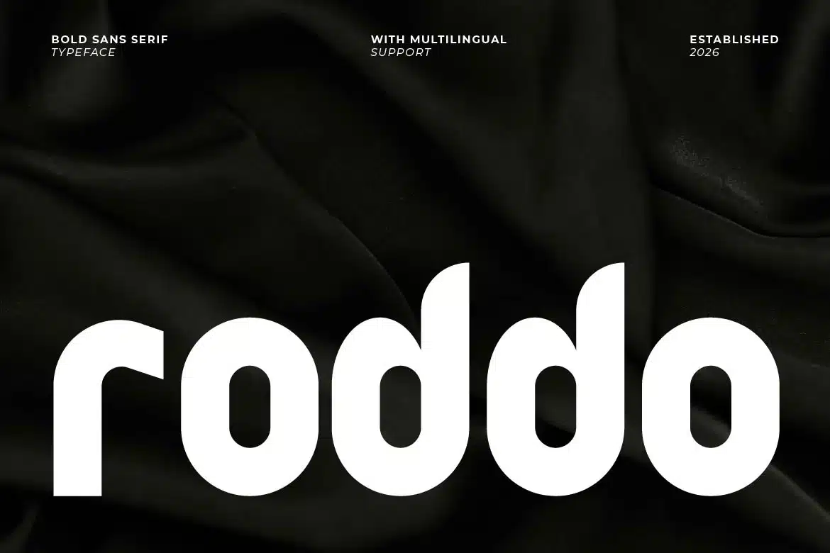 Roddo – Rounded Bold Sans Serif Font font preview
