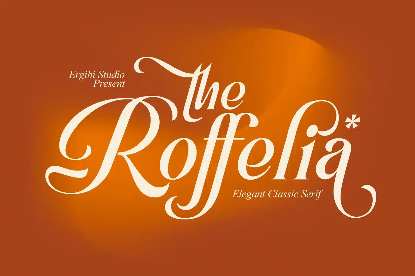 Roffelia Font font preview