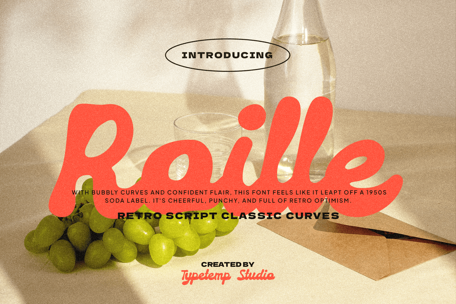 Roille Retro Script Classic Font font preview
