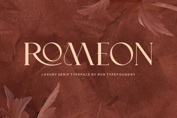 Romeon Font font preview