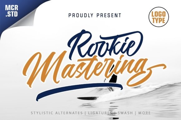 Rookie Mastering Font font preview