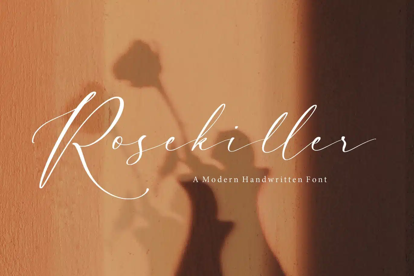 Rosekiller – Modern Handwritten Logo Font font preview