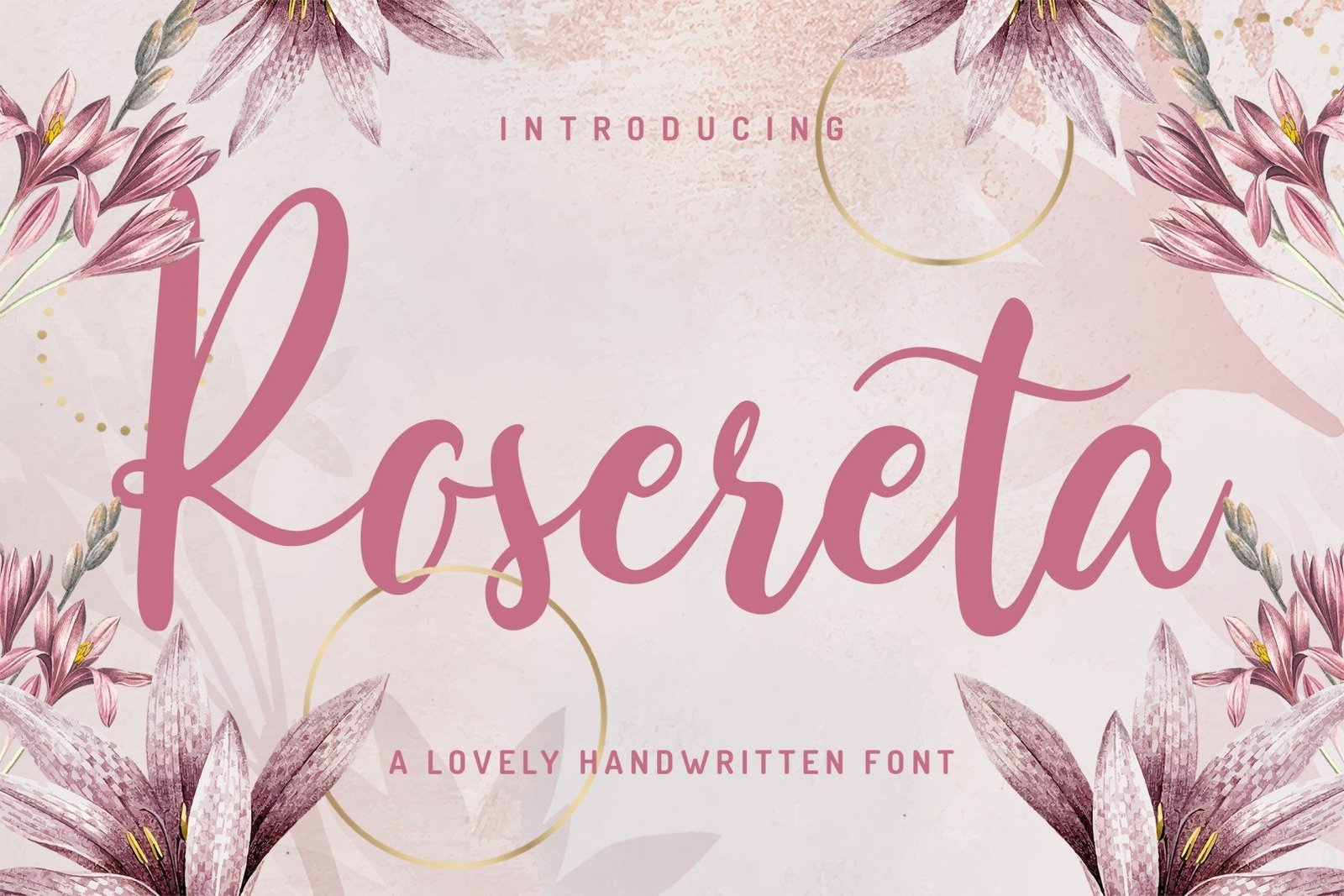 Rosereta Font font preview