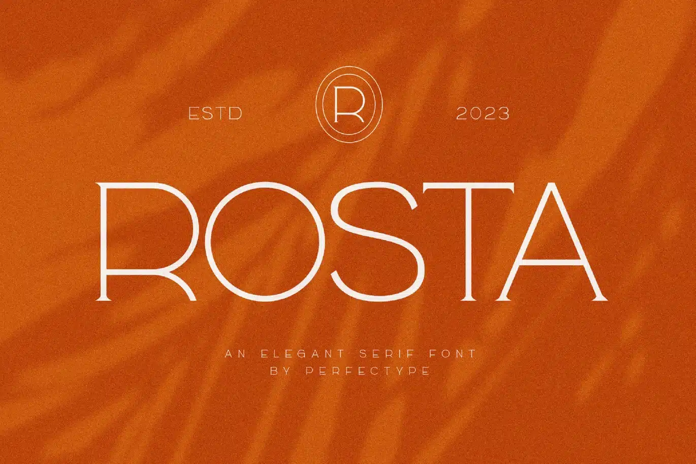 Rosta Modern Serif Font Typeface font preview
