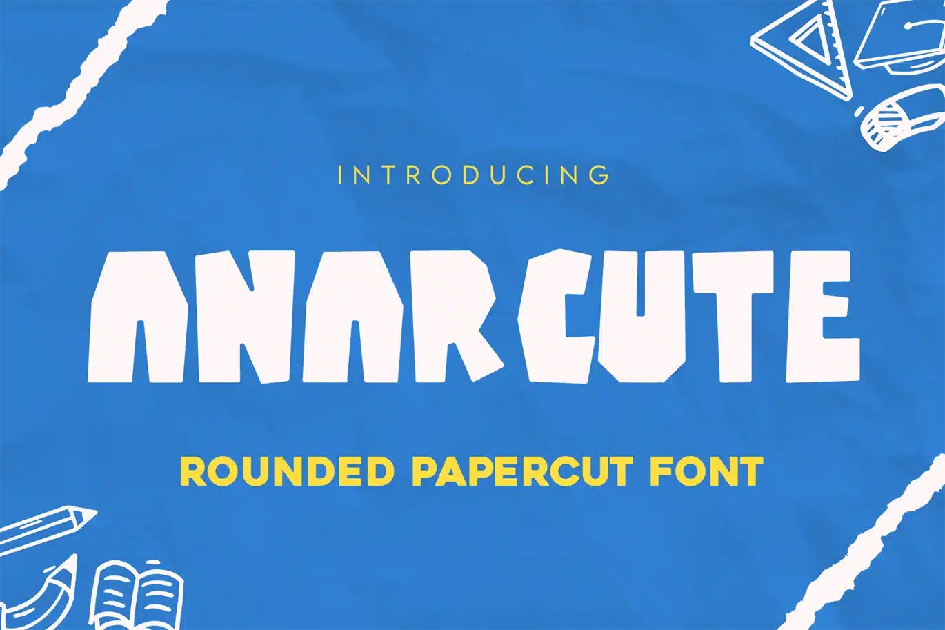 Rounded Papercut Font – Anarcute font preview