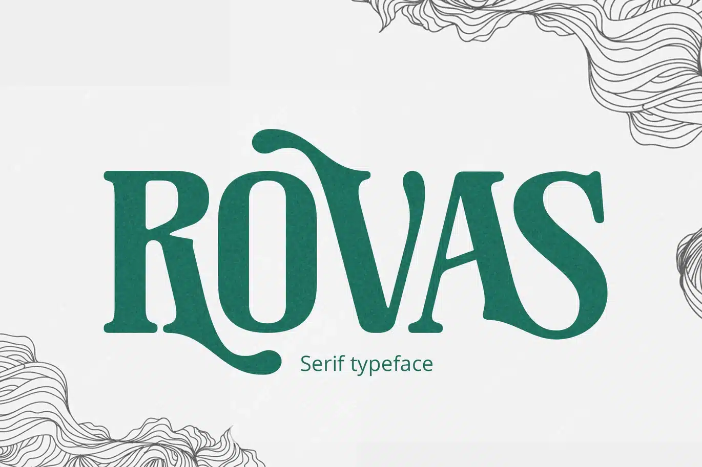 Rovas – Serif Font font preview
