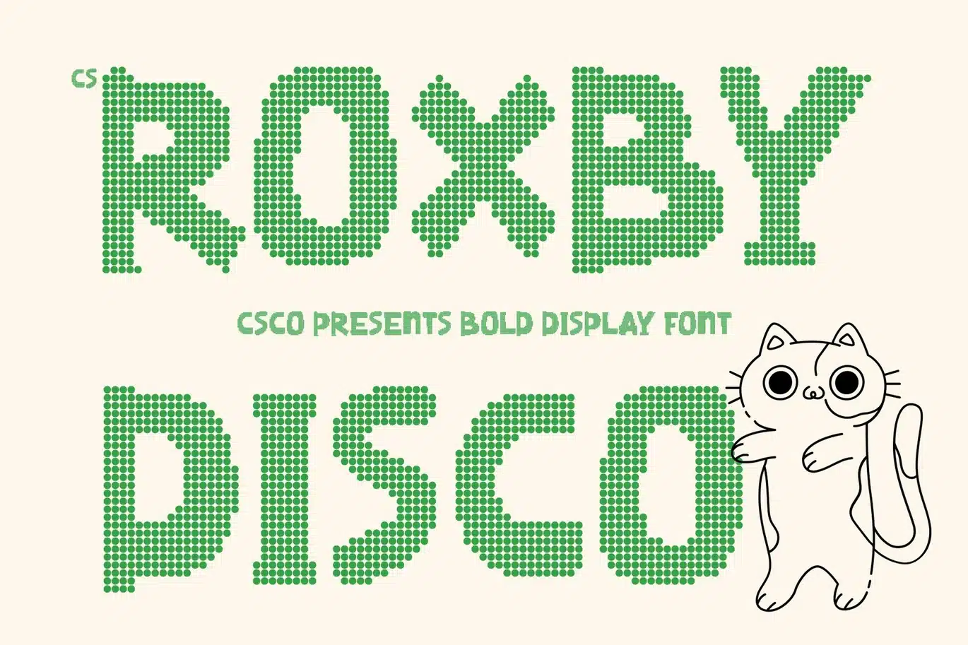 Roxby Disco Font font preview