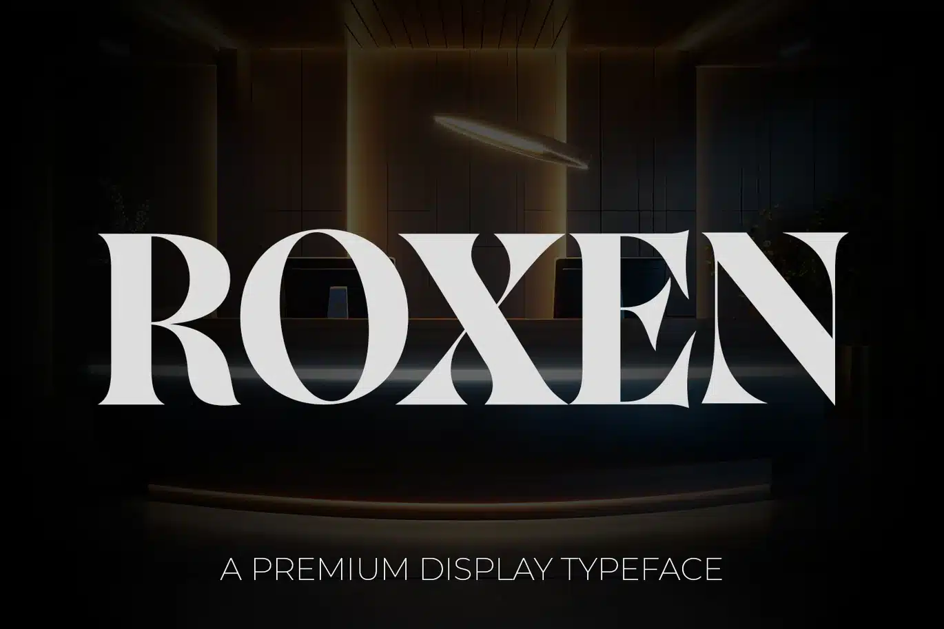 Roxen – Display Typeface Font font preview