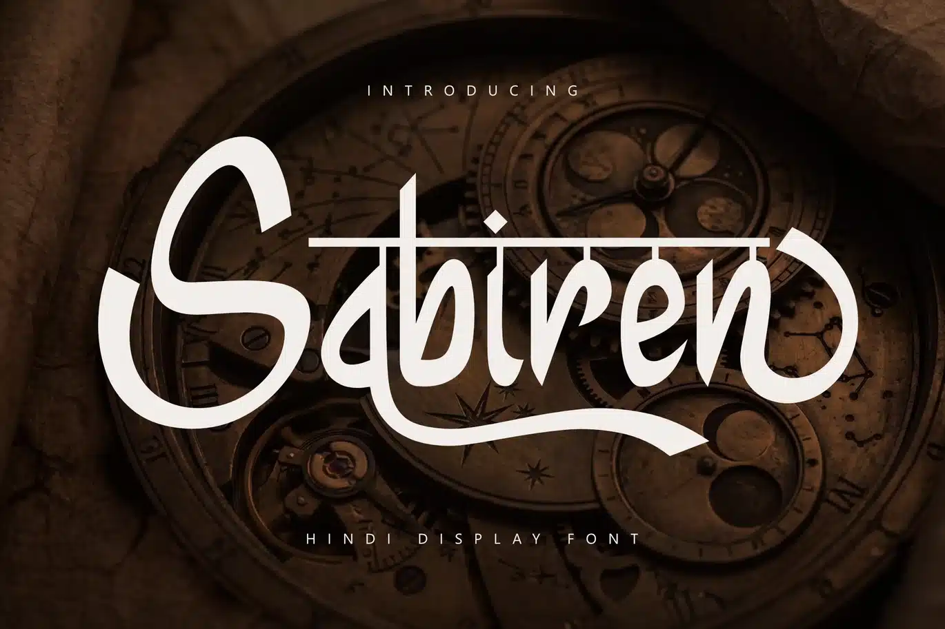 Sabiren – Hindi Display Font font preview