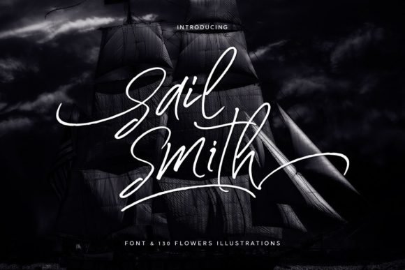 Sail Smith Font font preview