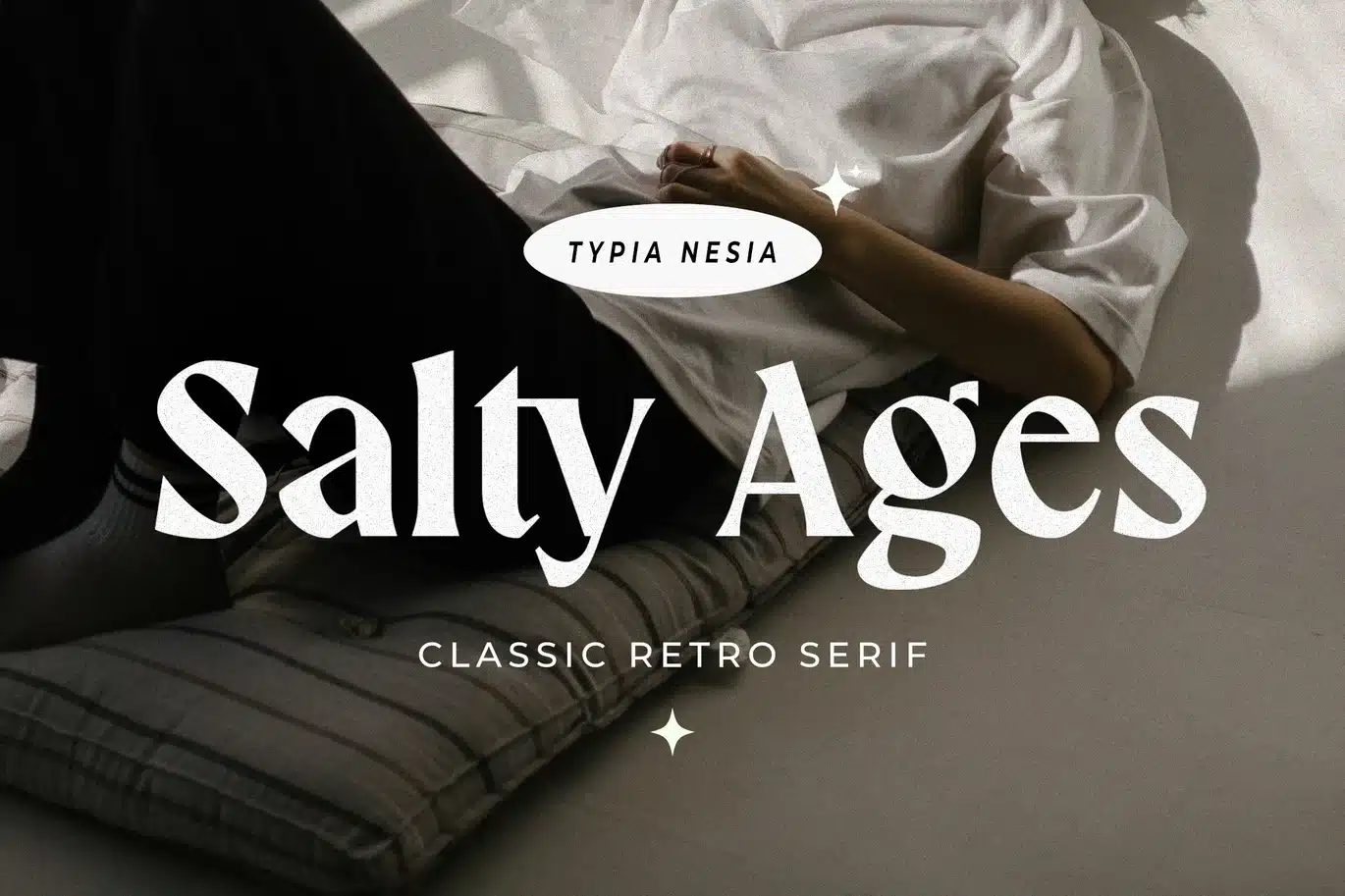 Salty Ages – Classic Bold Retro Vibe Serif Font font preview