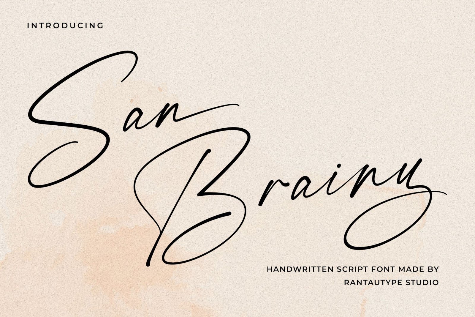 San Brainy Font font preview