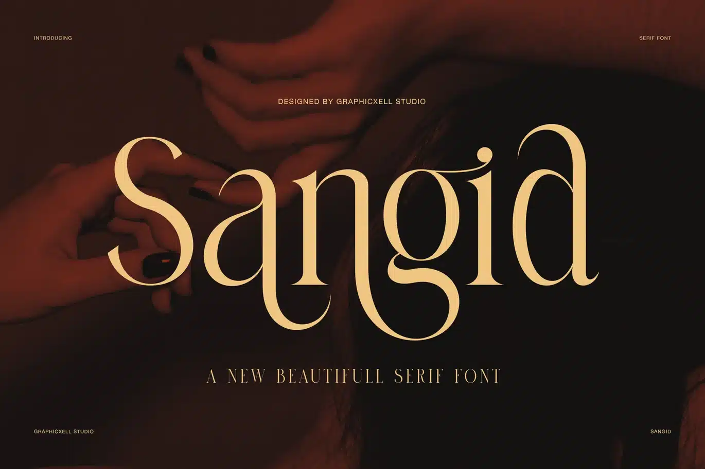 Sangid Elegant Serif Font font preview